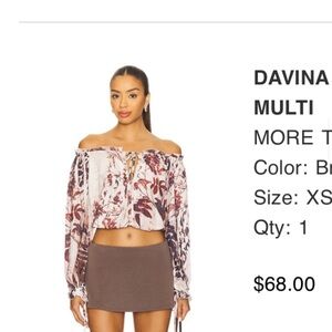 Multi-Color Off-Shoulder Top